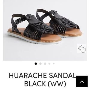 NEW Torrid black huarache sandals-  FINAL CLEAR OUT